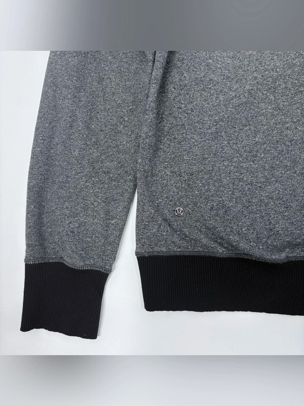 Lululemon Om & Roam Heathered Speckled Black Pullover Sweater